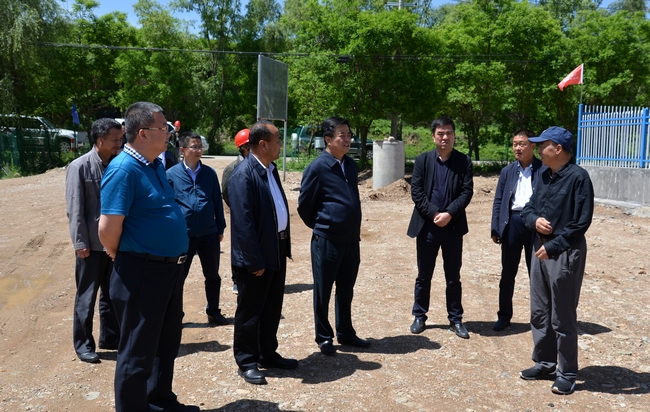 省水投公司董事长徐崇锋调研清水供水公司运行管理情况