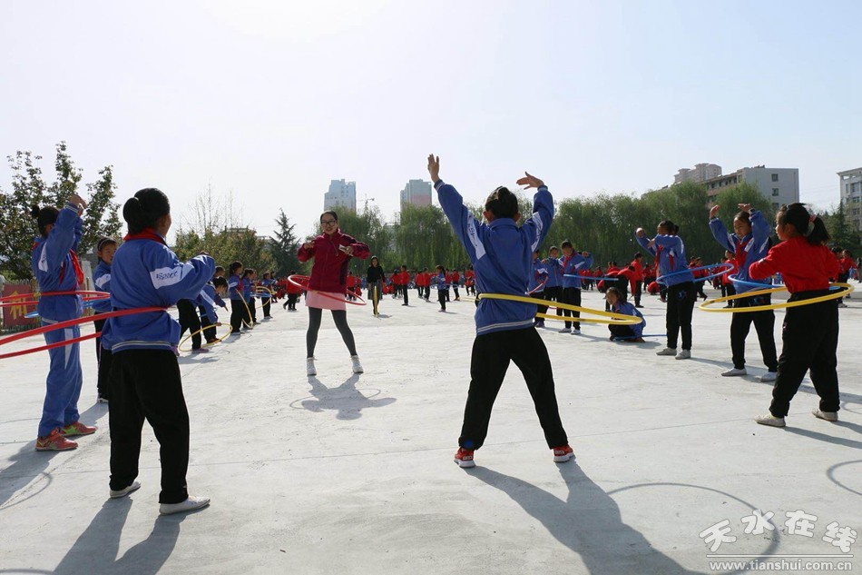 清水:大课间让孩子乐享"阳光体育"(图)