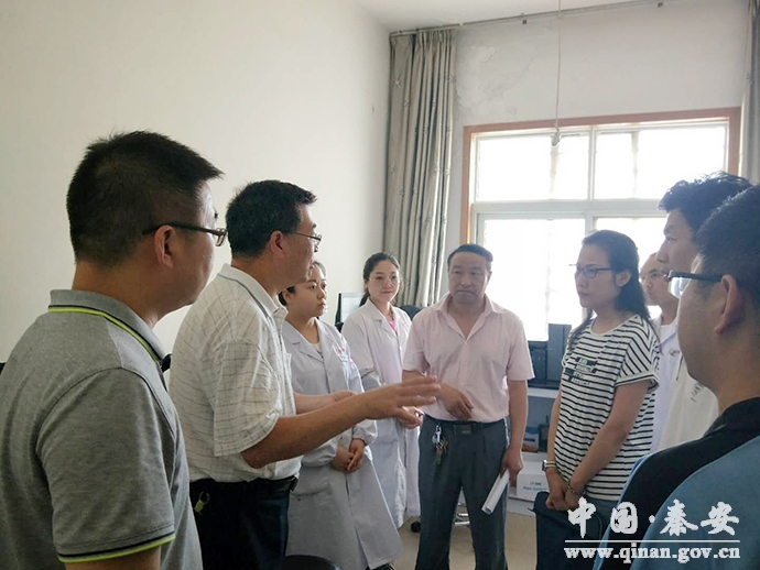 省政府督查室来秦安督查2018年省政府为民办实事落实情况(图)