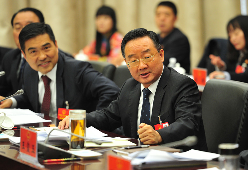 唐仁健在陇南代表团参加审议《政府工作报告》