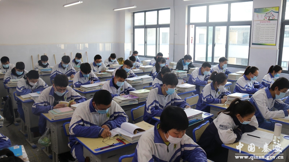 秦安县西川中学:抓实疫情防控 保障顺利开学(图)