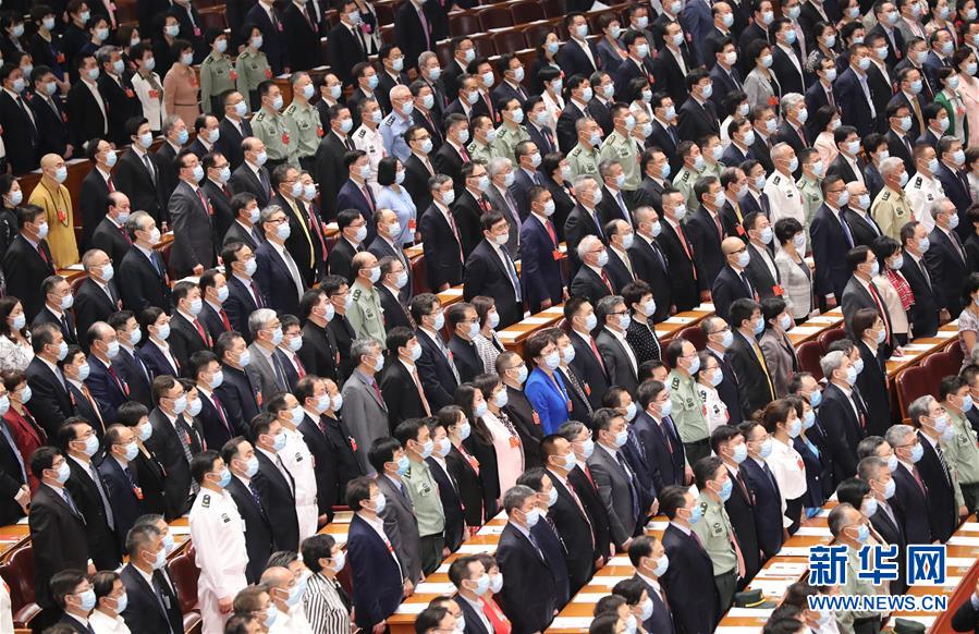 (两会·政协开幕·XHDW)(2)全国政协十三届三次会议在京开幕