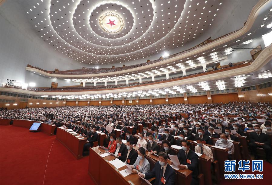 (两会·政协开幕·XHDW)(12)全国政协十三届三次会议在京开幕