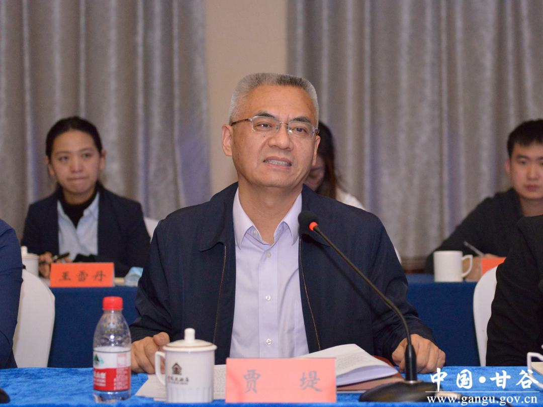 (东丽区委副书记,区长贾堤讲话)