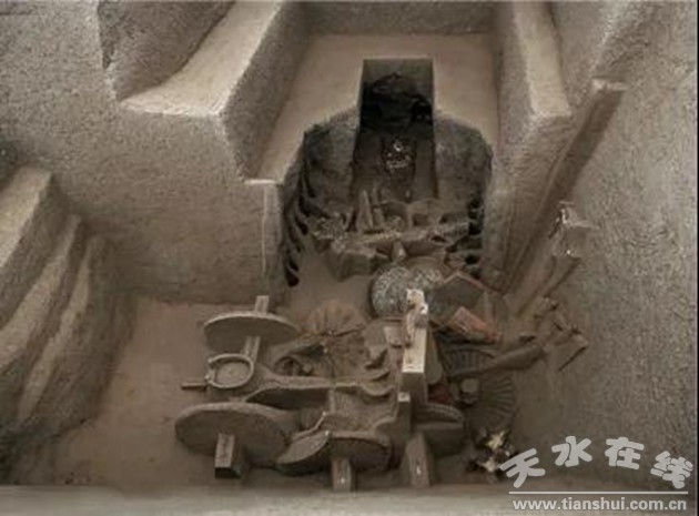 甘肃张家川马家塬遗址图